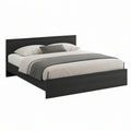 Black Queen Platform Bed Frame, 63 x 84.5 x 39 in